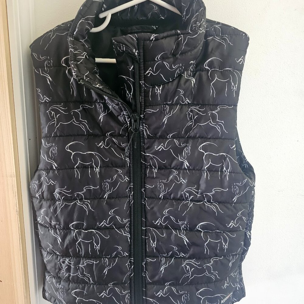 Girls Horse equestrian vest size S